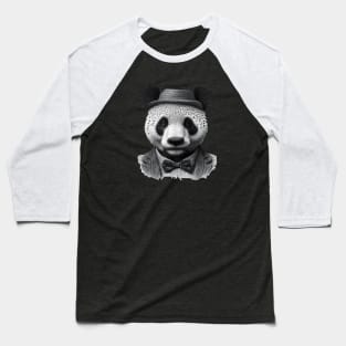 Gentleman panda Baseball T-Shirt